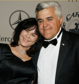 Jay Leno and his wife.